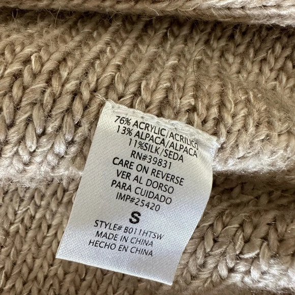 Micheal Kors Women's Small Tan Jacket with buttons and Zipper - Picture 4 of 6